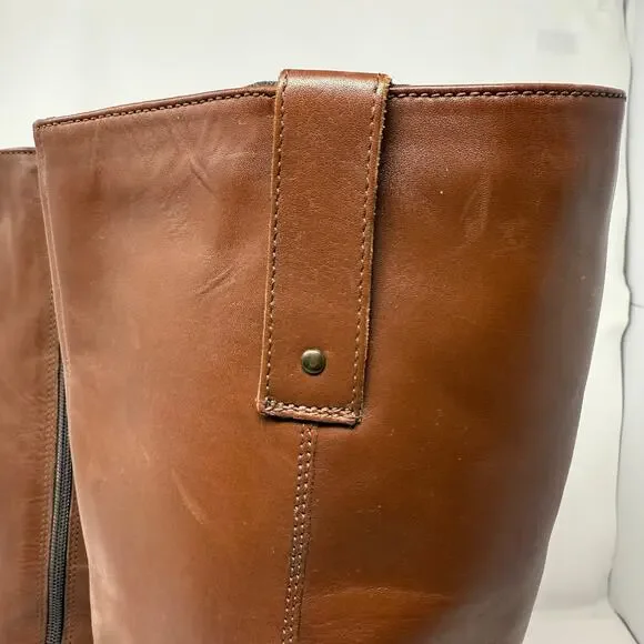 Clarks Collection Boots Women's 10M Brown Plaza Steer Riding Boot Leather - Picture 6 of 16